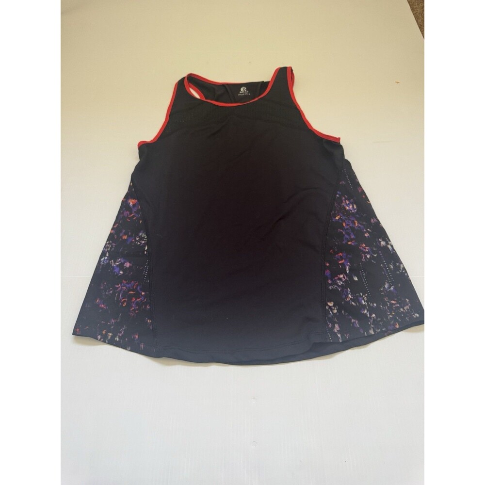 Champion C9 Women’s Athletic Tank Top Black Multicolor Racerback Size L